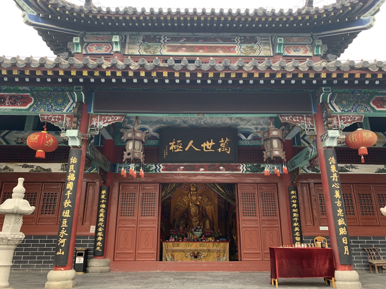 雨天游荆州关羽祠可优先保留这些核心游览内容