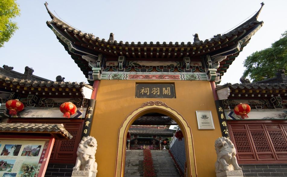 荆州关羽祠游玩线路顺走沿途保留专属拍照休息节点